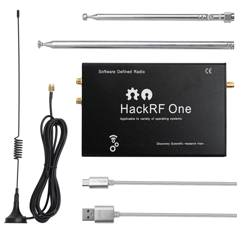Для HackRF One программно определяемое радио RTL SDR 1 МГц до 6 ГГц 8Bit четырехугольник