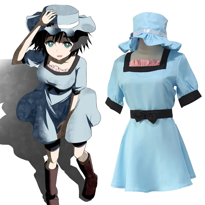 

Игровые ворота Steins Косплей костюмы Shiina Mayuri Lolita горничная принцесса полный комплект для женщин девочек вечевечерние НКА карнавал форма Одеж...