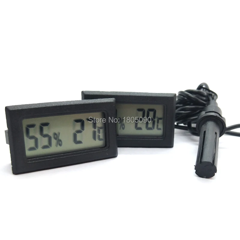 Mini Temperature and humidity Meter Hygrometer LCD Digital Detector Fridge Freezer Tester Indoor Sensor | Инструменты