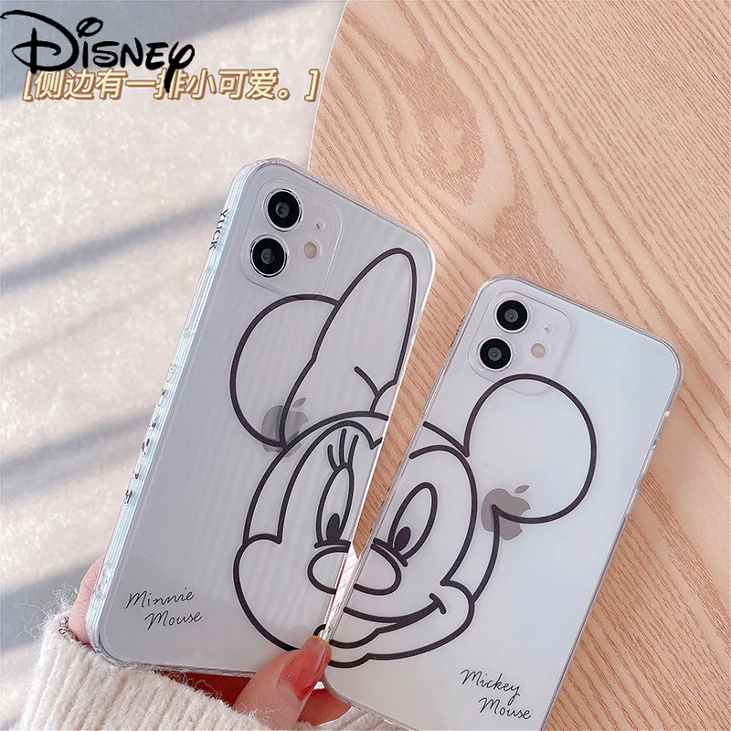 

Disney cute couple cartoon Minnie Mickey phone case for iPhone 7/8P/SE/X/XR/XS/XSMAX/11PROMAX/12Pro/12mini/12promax phone cover