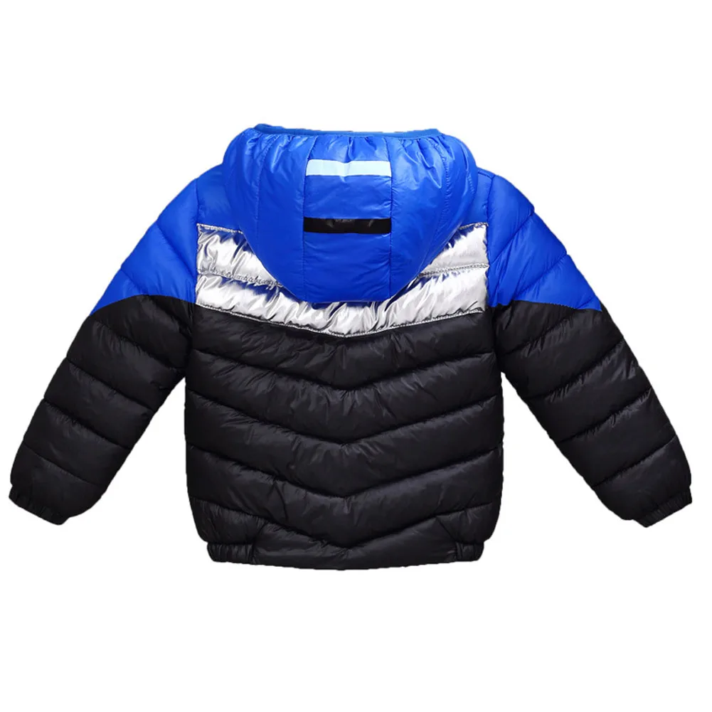 Детское пуховое пальто детская хлопковая куртка с капюшоном в Корейском стиле