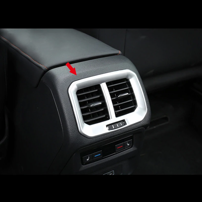 Матовая крышка воздуховыпускного отверстия для Tiguan MK2 2017 2018 ABS аксессуары отделки