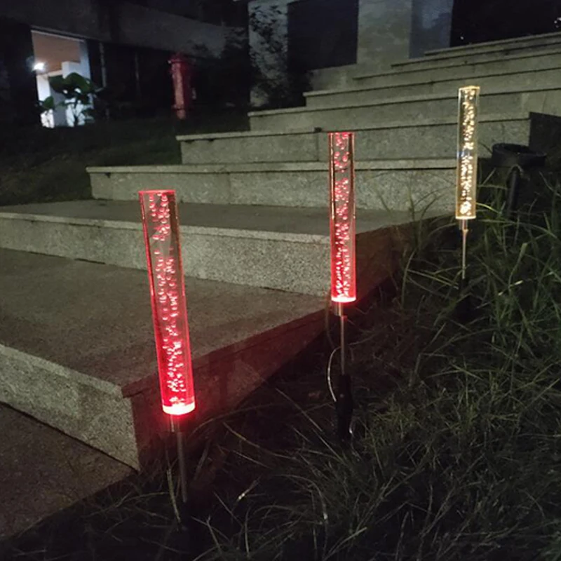 Светодиодный ламповый светильник s на солнечной энергии акриловый пузырьковый