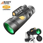 Монокуляр 12x50 16X52, мощный, с функцией ночного видения и высоким зумом, для пеших прогулок и охоты, 8000 м