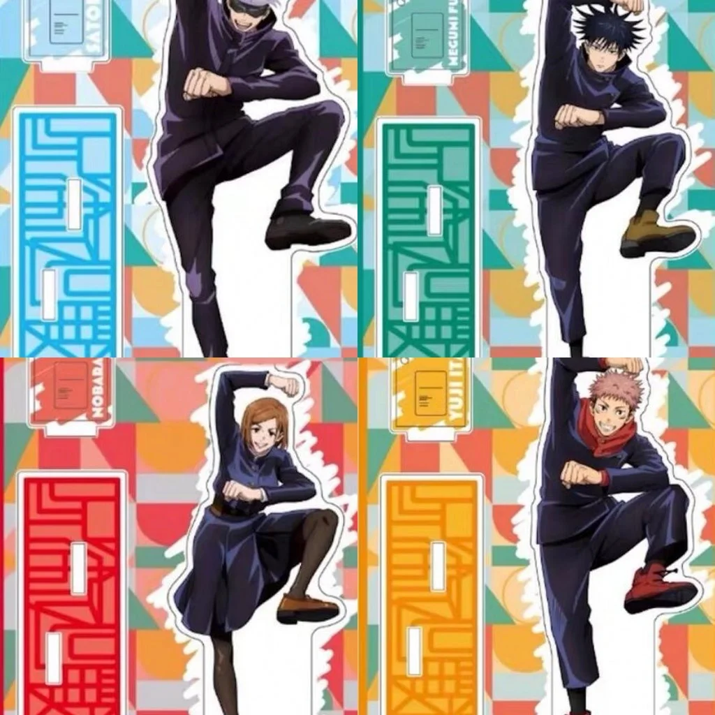 

Акриловая подставка для фигурок аниме juютсу Kaisen Itadori Yuji Gojo Satoru Kugisaki noбара, модная настольная декоративная подставка, подарок