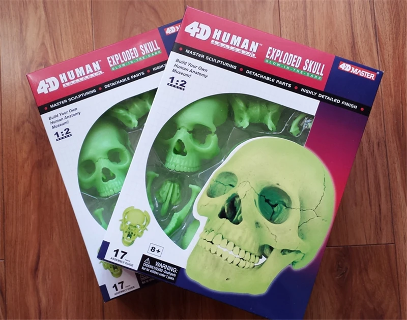 Флуоресцентная Хроматическая кость 4d мастер головоломка сборная игрушка