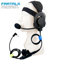tactical u94 ptt headphone headset for motorola tlkr t80 t60 t5 t7 t5410 t5428 t6200 fr50 xtr446 walkie talkie ft 03