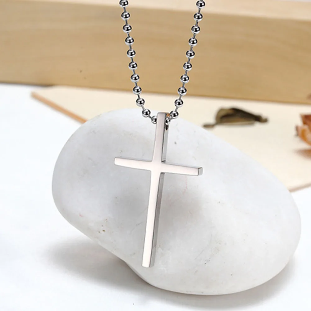 Fashion Titanium Steel Jewelry Men Cross Necklaces &amp Pendants JS26 | Украшения и аксессуары