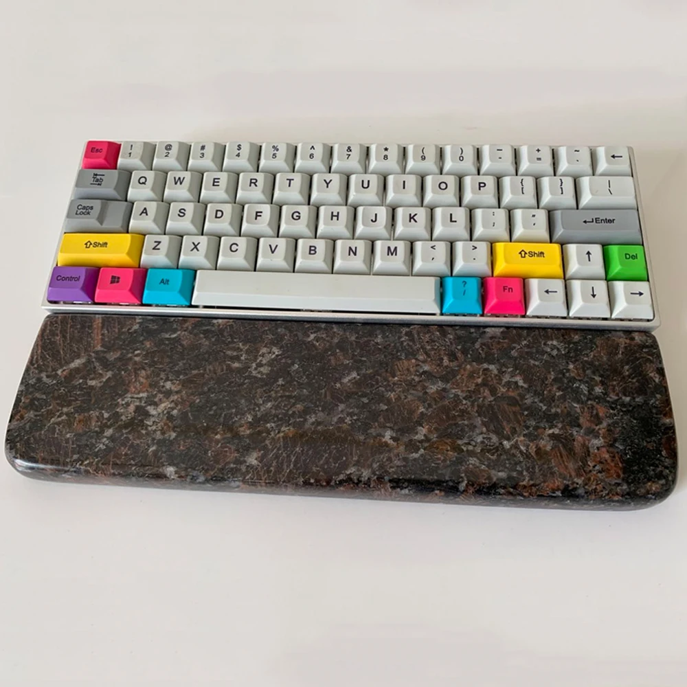 Natural Marble Hand Wrist Rest Pad For Mechanical Keyboard Size Customized Cool Smooth Palm Trays | Компьютеры и офис