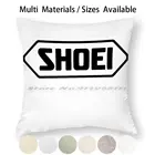 Чехол для шлема Shoei с логотипом мотоспорта, наволочка для подушки, хлопковая льняная наволочка, льняная наволочка для шлема с логотипом мотоцикла, гоночного супербайка, гоночного шлема Sbk