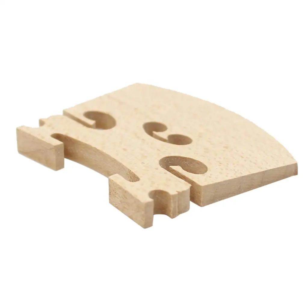 

5 PCS Violin Bridge 4/4 Size For Acoustic Violin Parts Maple Wood Eexquisite