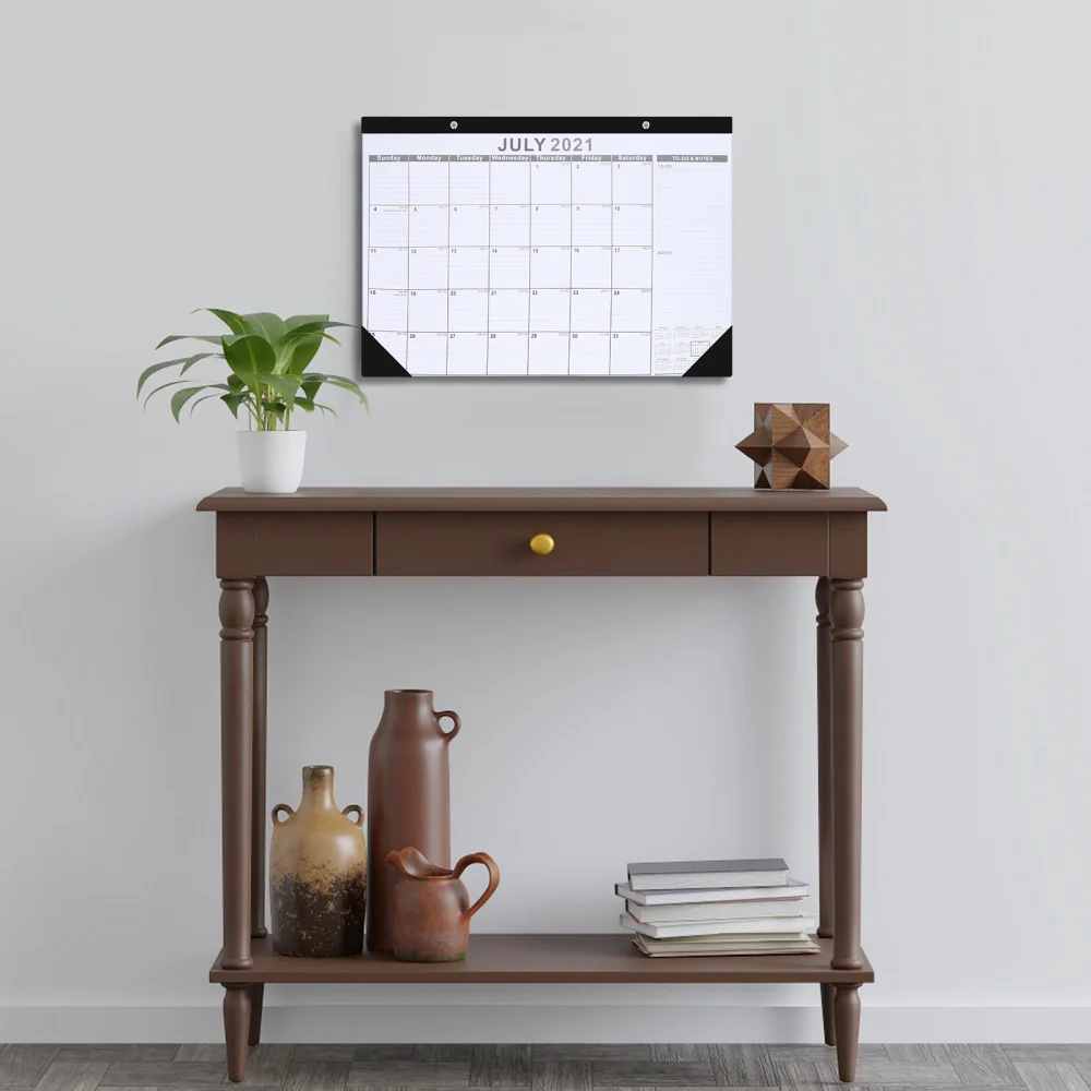 

1 Pc 2022 English Version Memo Calendar for Home Office Use Wall Calendar