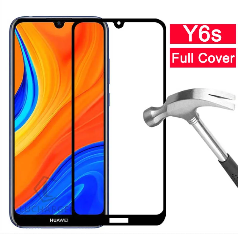 Чехол для Huawei y6s закаленное стекло защитная крышка экрана на y 6 s y6 2019 2020 защитный