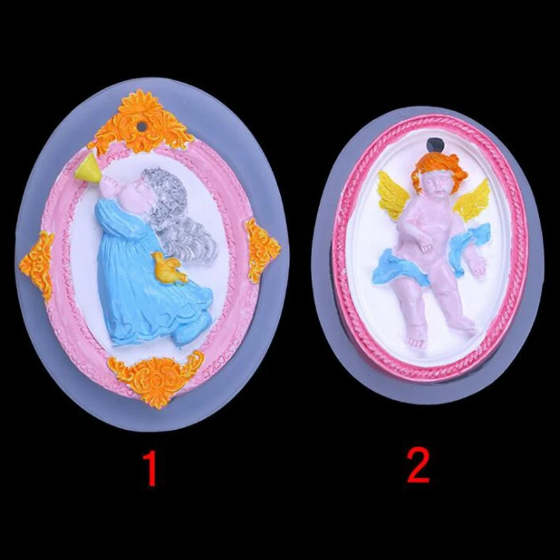 Новая прозрачная силиконовая форма сушеный цветок из смолы искусственный ангел