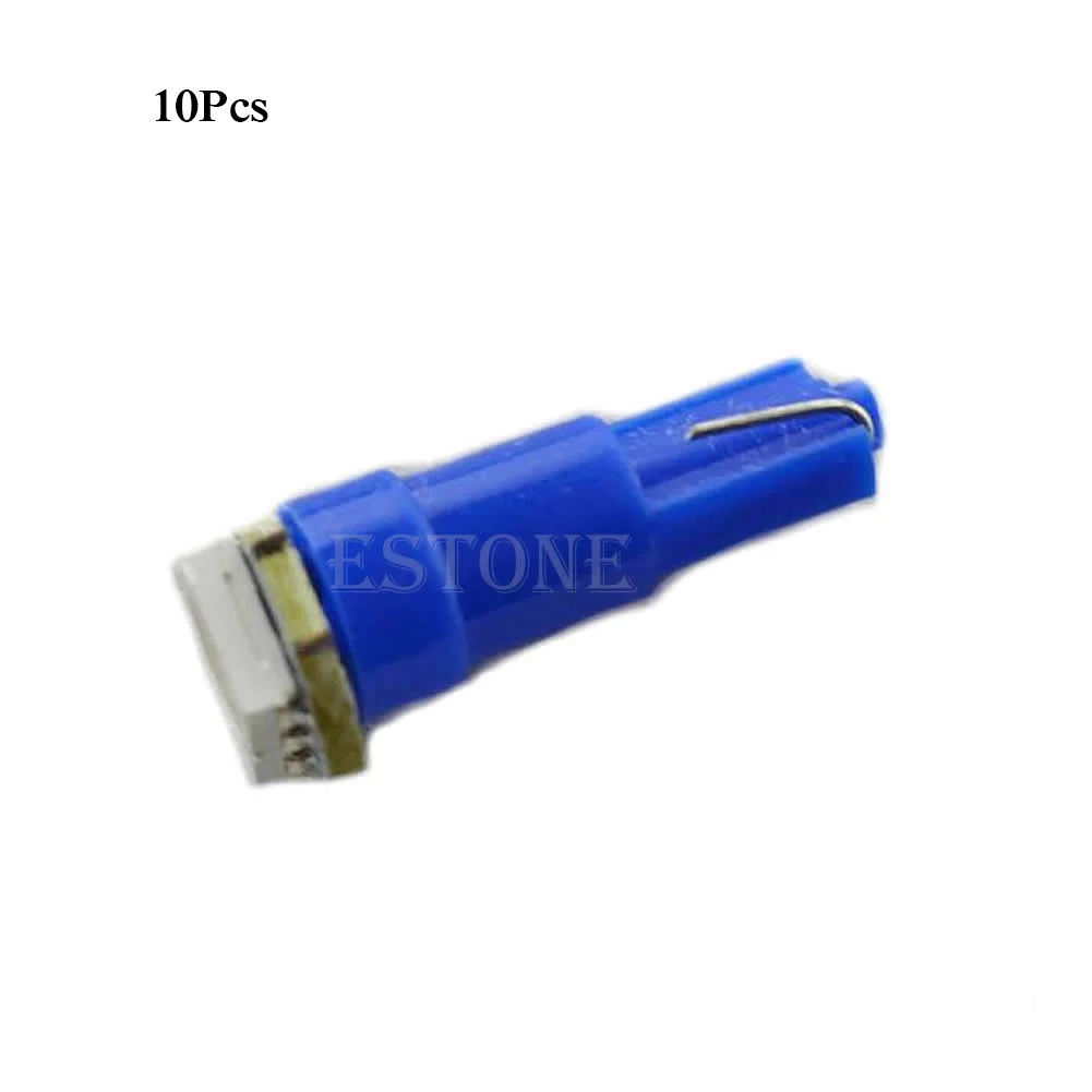 

10Pcs T5 5050 1SMD Led Bulbs For Dashboard Gauge Light 70 73 74 2721 17 Q9QD
