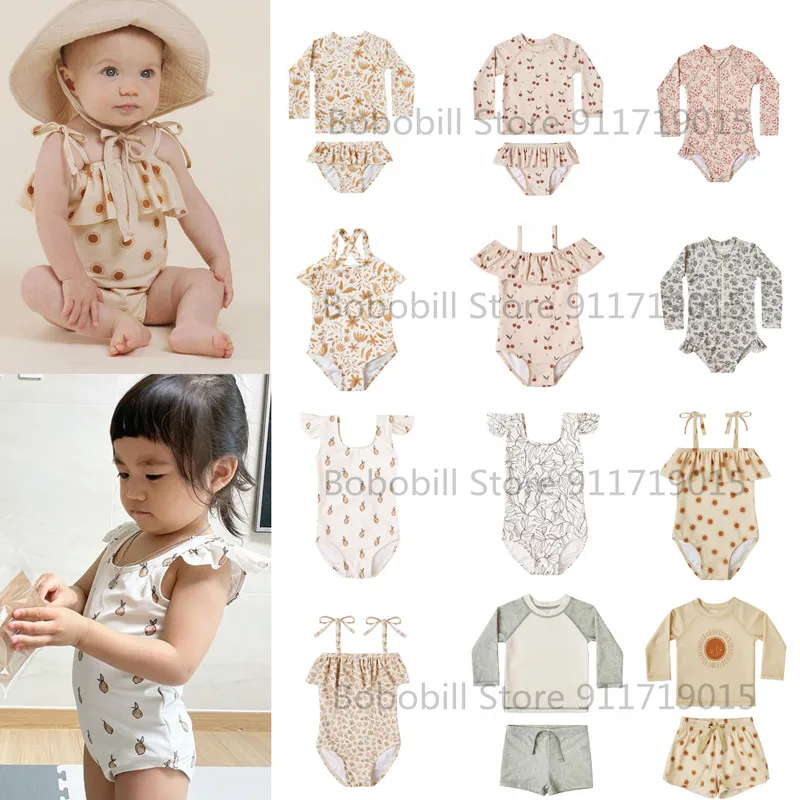 Детские купальники цельный комплект новинка 2021 летние брендовые дизайнерские