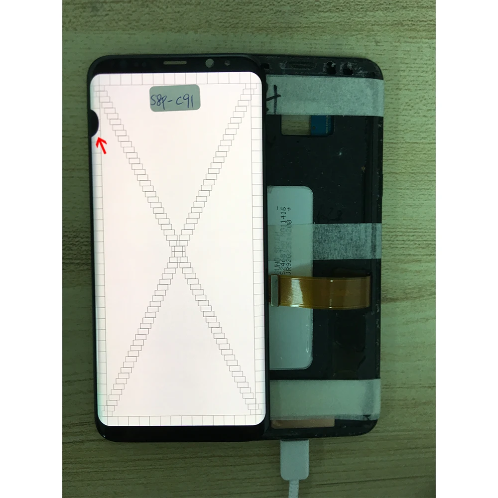 ЖК-дисплей для Samsung GalaxyS8 Plus G955 G955F G955A сенсорный экран дигитайзер Многоточечное