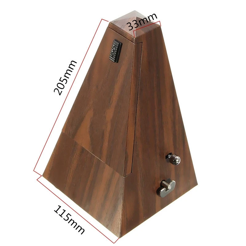 ГОРЯЧАЯ HG-механический метроном Деревянный Цветной музыкальный таймер для