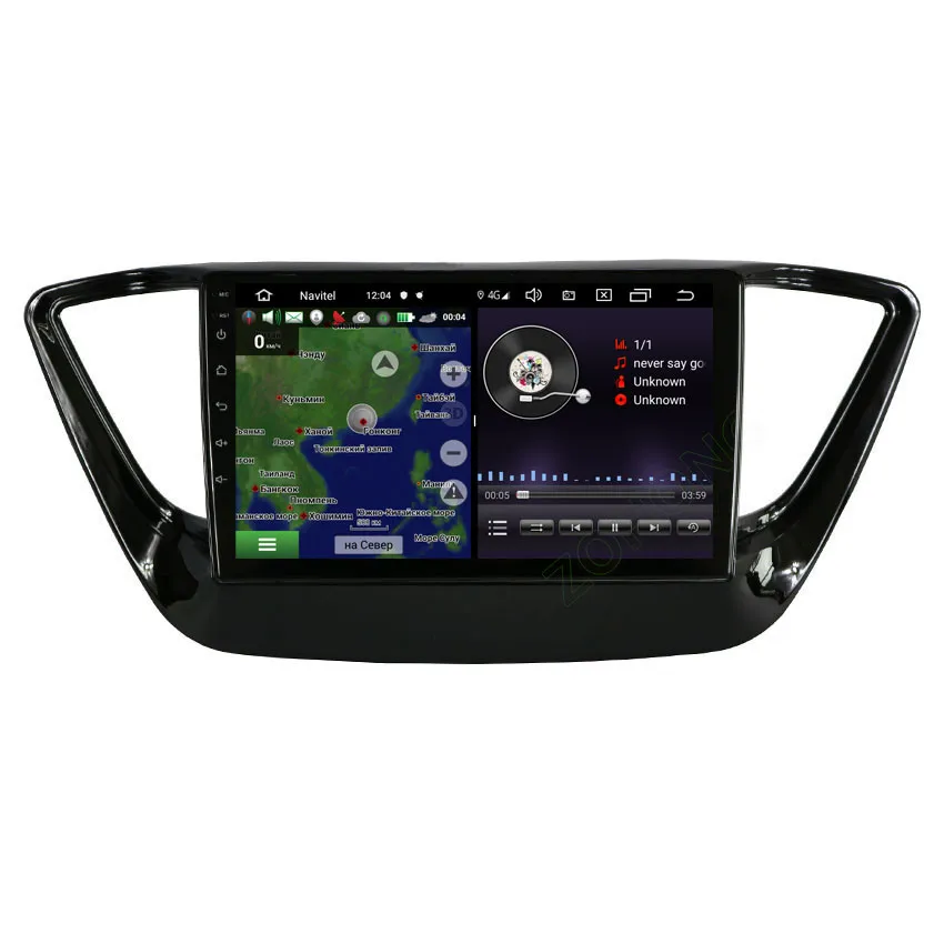 Android 9,0 RAM2Gb 2.5D Автомобиль Радио DVD для hyundai Solaris Verna Авто радио мультимедиа плеер для автомобиля gps навигации для hyundai Solaris радио