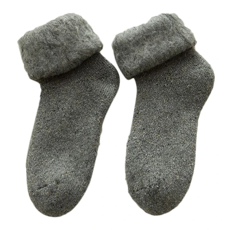 

1 Pair Winter Warm Wool Socks Women Thicken Thermal Wool Snow Socks Solid Sleeping Women's Socks High Quality Winter Socks