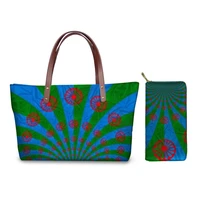 bandera gitana handbags for women romany roma travellers flag print females shoulder bag 2pcsset top handle bags bolso mujer