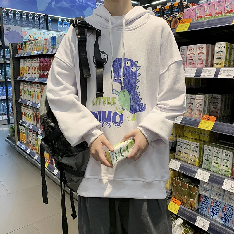 

SingleRoad Mens Hoodies Men 2020 Autumn Print Anime Oversized Harajuku Hip Hop Japanese Streetwear Sweatshirt Black Hoodie Men