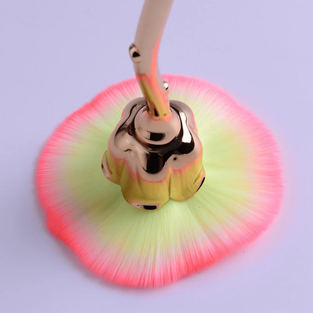 Кисть для макияжа с розами кисти рассыпчатые пудры контурная Косметическая