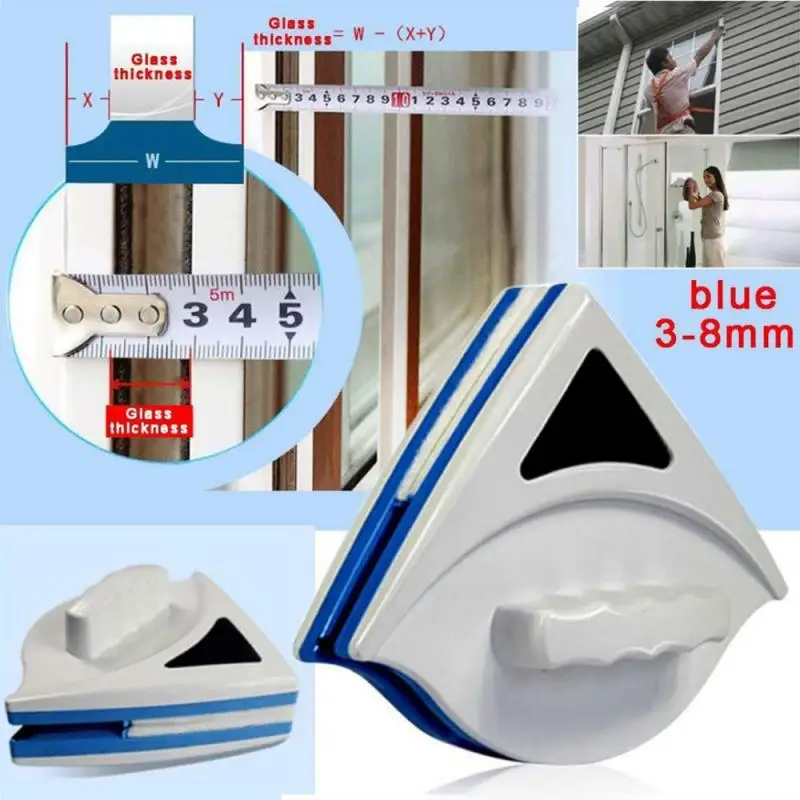 Двухсторонняя щетка для чистки стекла магнитные магниты окон чистящие средства