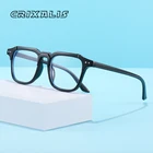 Очки компьютерные CRIXALIS для мужчин и женщин, винтажные модные квадратные оптические аксессуары с синим светом, с оправой UV400