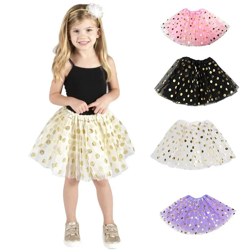 

3 Kinds Half Length Gauze Cape Skirt Princess Style Various Colors Suitable For Little Girls Polka Sequin Led Unlimited Season