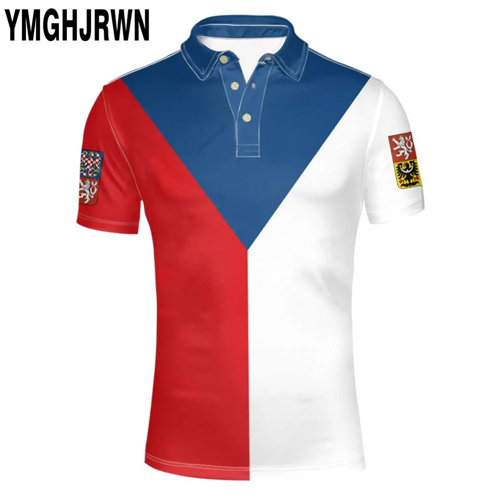 Чешская Молодежная рубашка поло с бесплатным именем и номером Республика нация