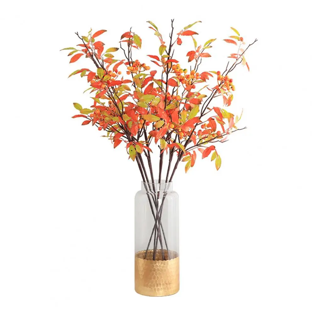 

Artificial Flower Fake Floral Bouquet Silk Faux Flowers Handmade Plants for Home Garden Wedding Decoration