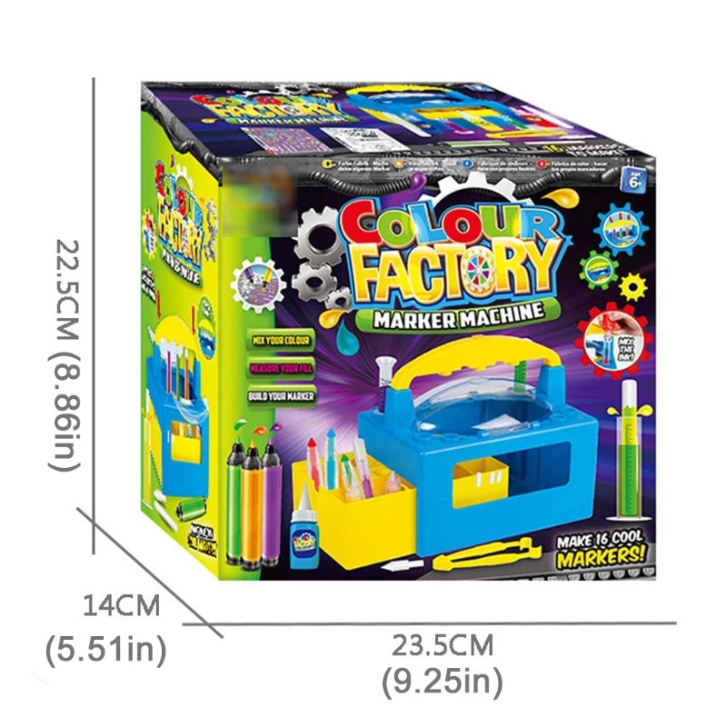 

Kids Science Experiment Kit DIY Chemistry Lab Teaching Puzzle Coloring Toys Gift B36E