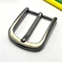 1pcs metal 40mm brushed belt buckle middle center half bar buckle leather belt bridle halter harness fit for 37mm 39mm belt