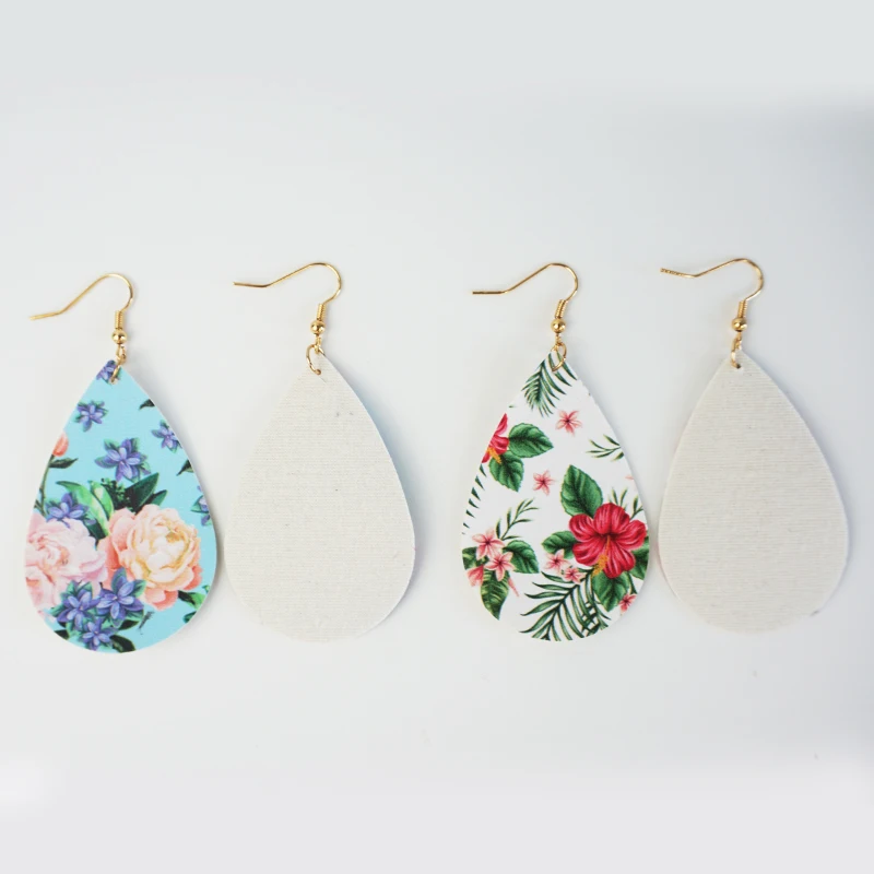 M &amp G модные серьги из искусственной кожи с цветком для женщин эффектные