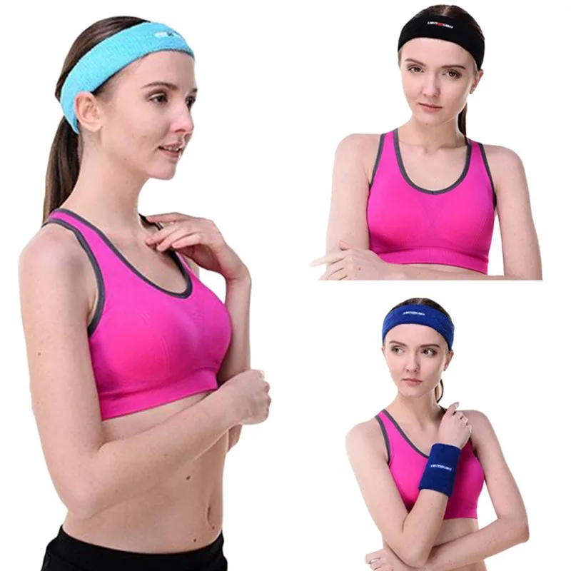

Yoga Hair Bands Elastic Sweatband Sports Gym Headband Anti-Slip Breathable Basketball Fitness Yoga Volleyball Cycling Hair Band