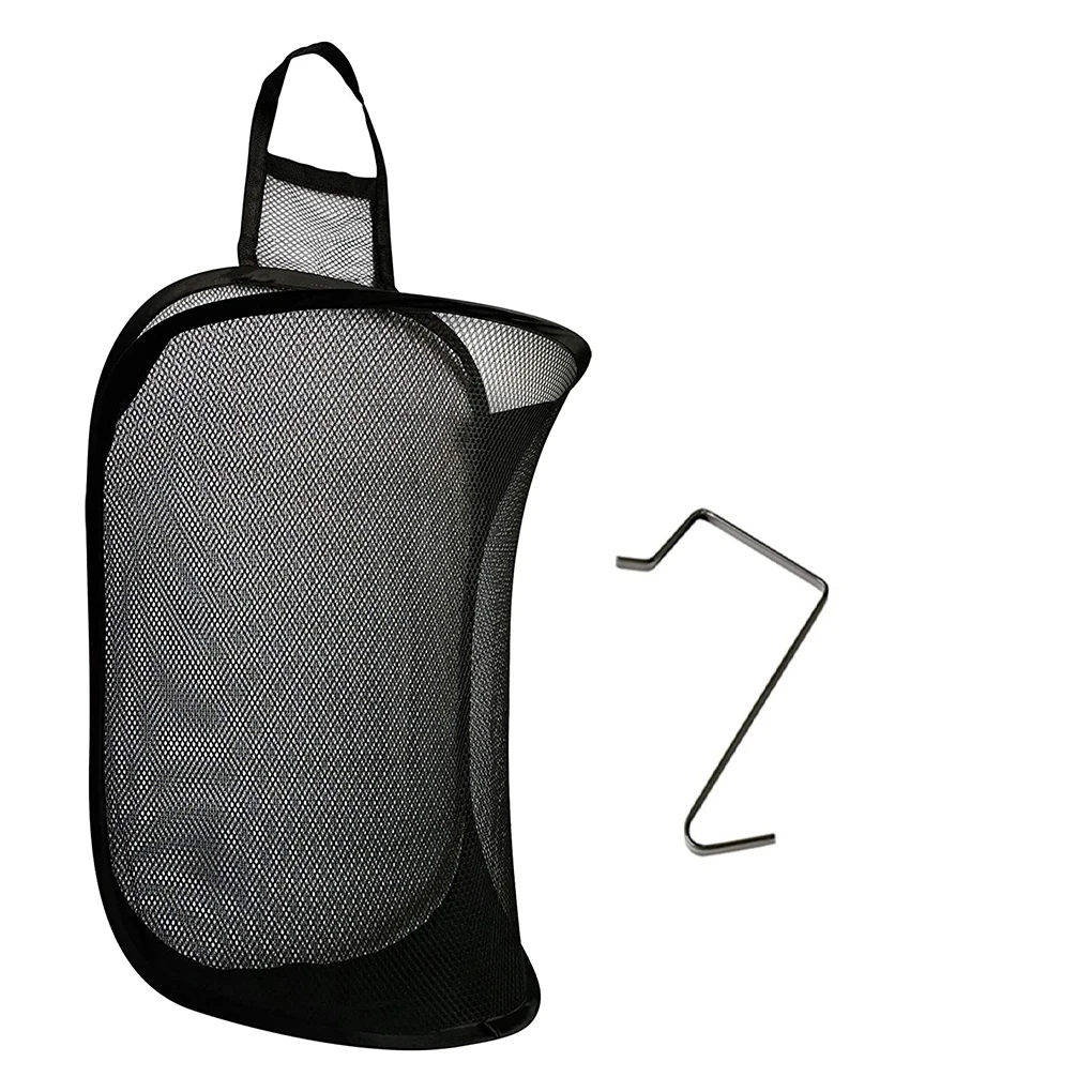 

Storage Basket Door Back Hanging Laundry Hamper Foldable Polyester Clothes Storage Bag Large Capacity Laundry Basket