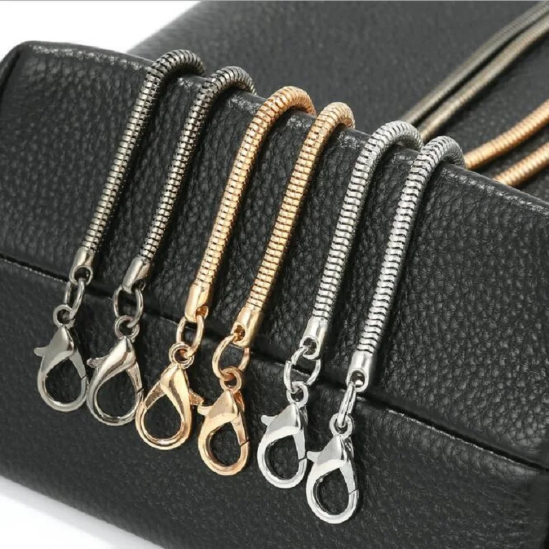 (20pcs/lot) 120cm metal handbag accessories DIY snake bone chain metal bag with bag chain accessories