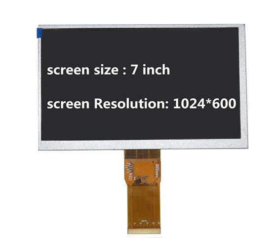 Only LCD display 7 дюймов 1024*600 HD ЖК-дисплей экран высокого разрешения монитор управления драйвер платы HDMI для Lattepanda Raspberry Pi Banana Pi - Цвет: Only LCD display