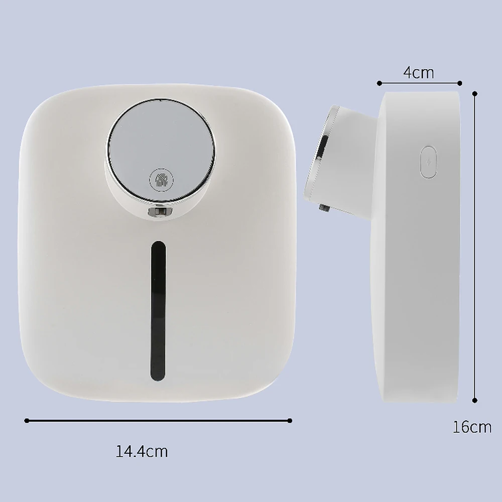 Настенный дозатор пенного мыла IPX4 2021 мл с USB-зарядкой | Электроника