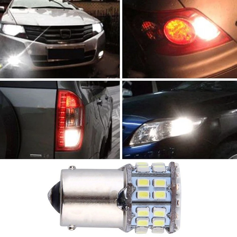 

1x 12V Super Bright 1156 BA15S P21W 1157 Bay15d P21/5W 50SMD 1206 3020 50 Led SMD Car Brake Light Turn Signals Lamps