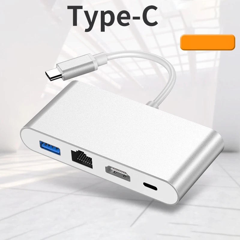 4 в 1 usb концентратор с портами usb c