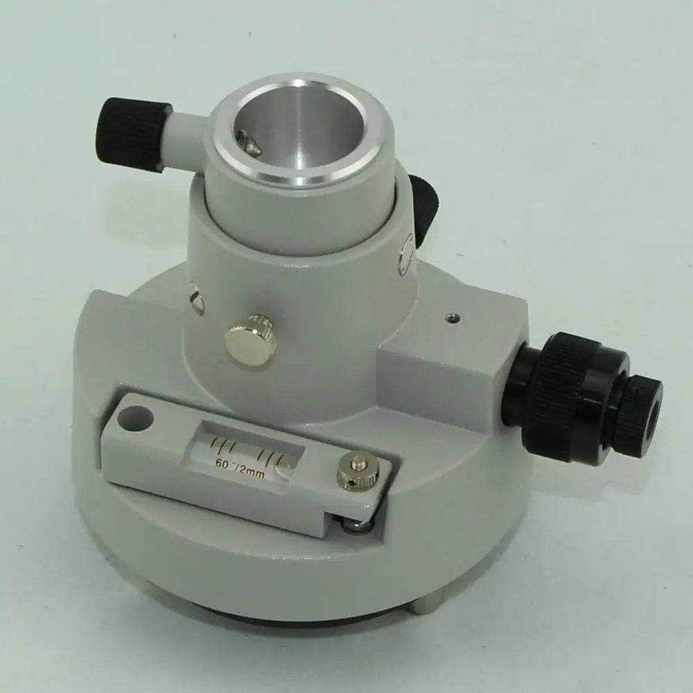

( erect image) GRAY TRIBRACH CARRIER ADAPTER WITH OPTICAL PLUMMET For TOTAL STATIONS