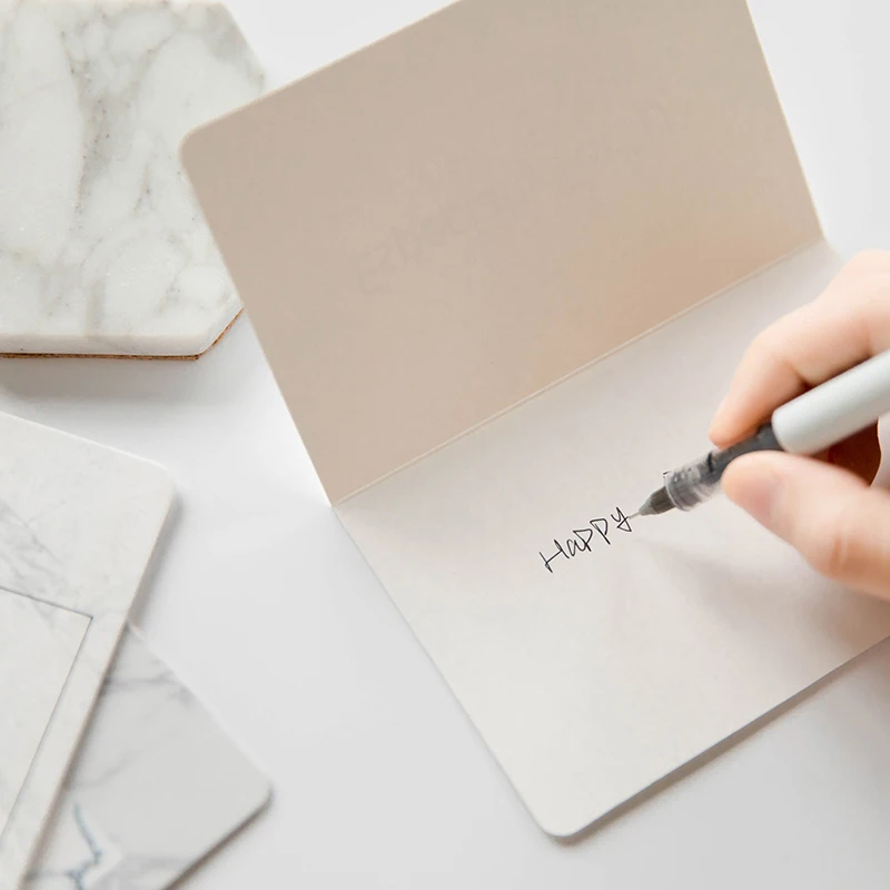 1 шт. модная бронзовая поздравительная открытка приглашение на свадьбу мраморная