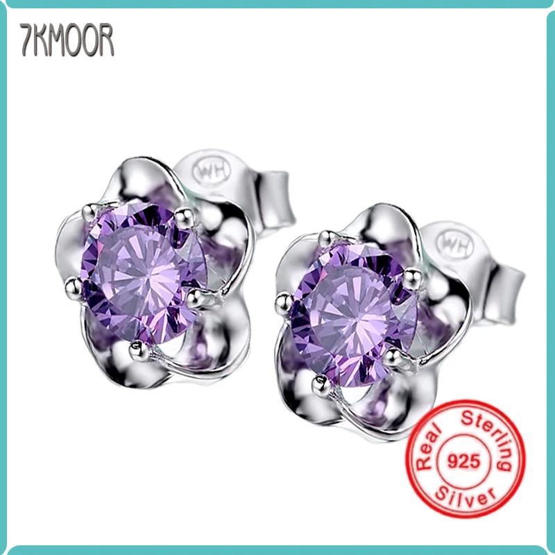 

Женские серьги-гвоздики из серебра 925 пробы