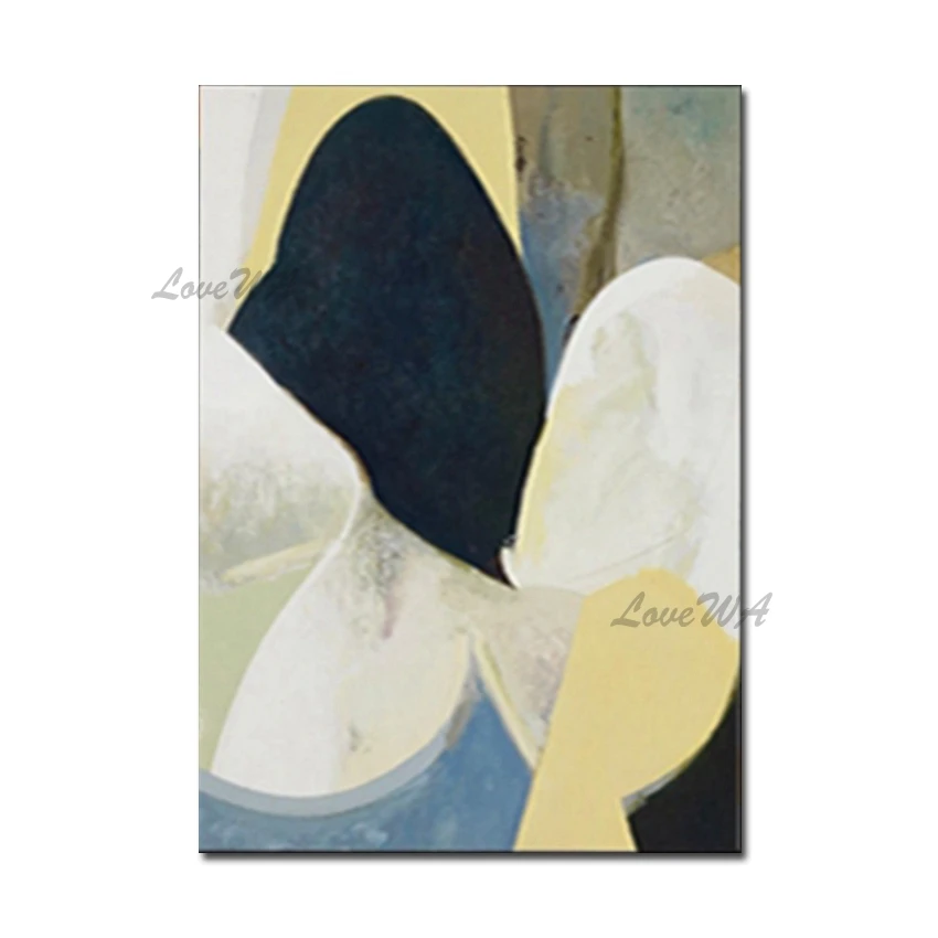 

Новый абстрактный дизайн, 1 комплект панелей, настенные подвески, красочная абстрактная масляная живопись, декоративные холщовые картины, и...