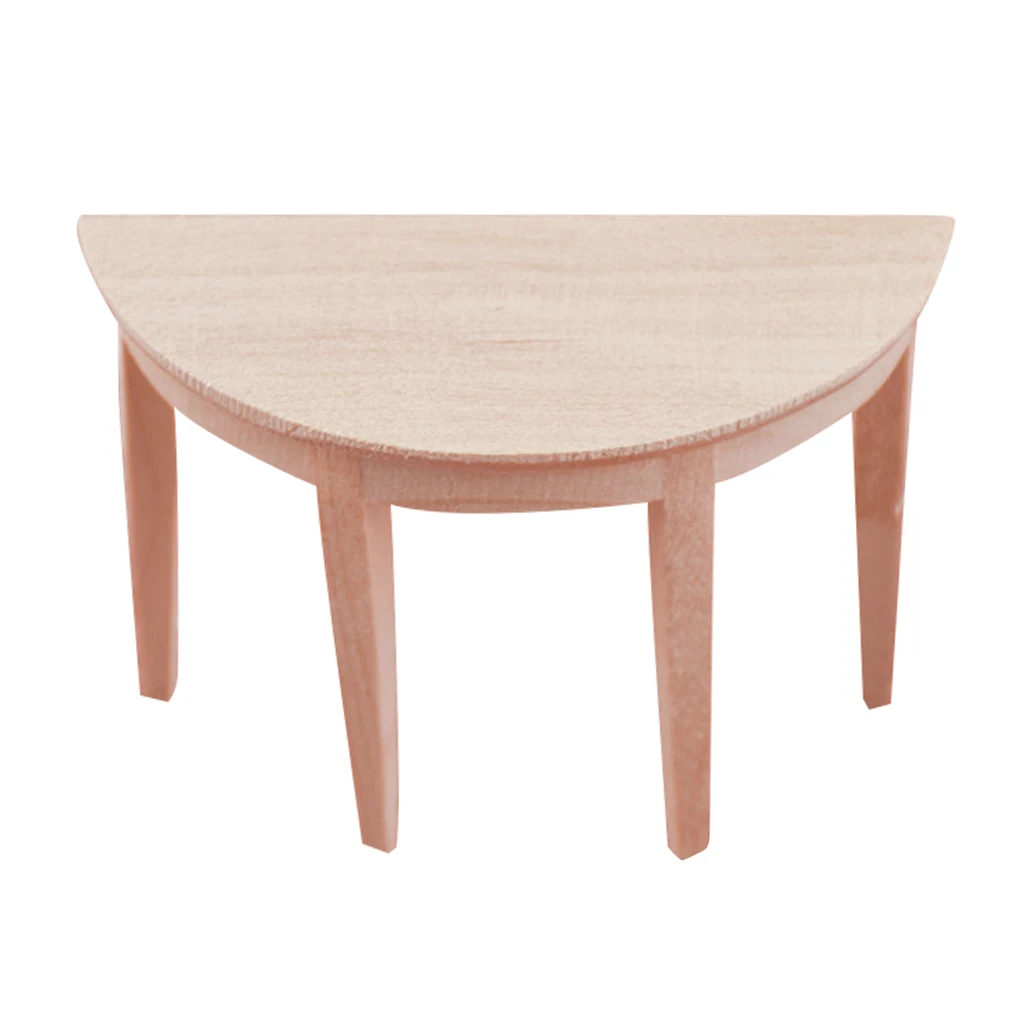 

1:12 Scale Wooden Table Desk Dollhouse Miniatures Furniture Decoration Accs