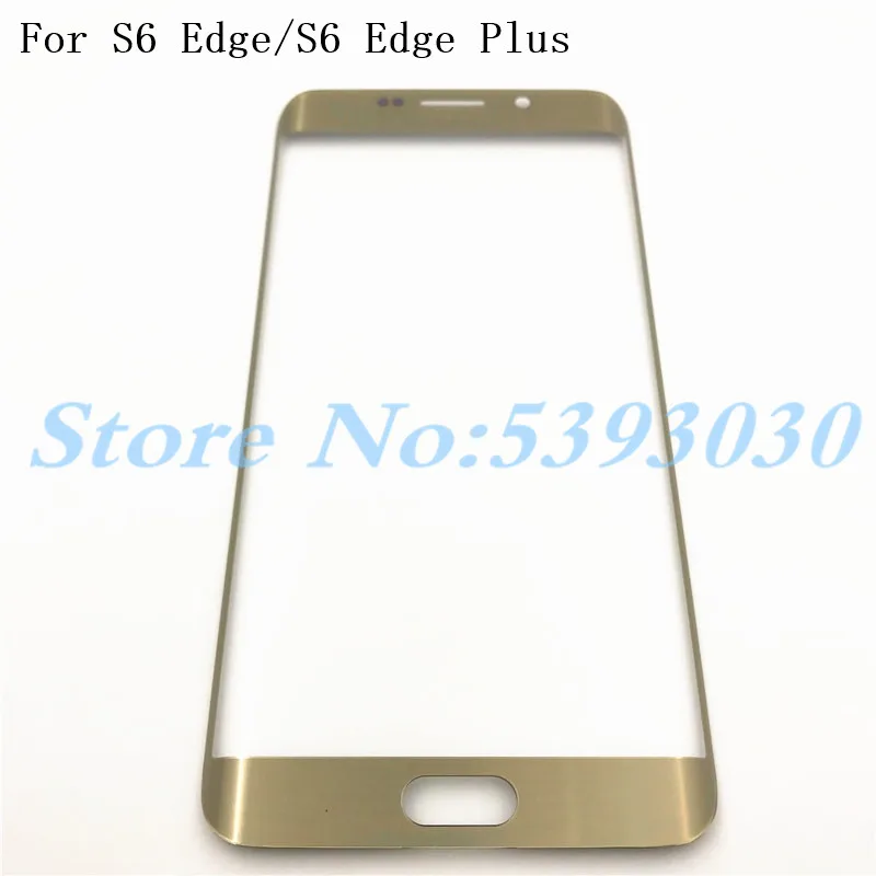 Фронтальная сенсорная стеклянная линза для Samsung Galaxy S6 Edge G925F G925A и Plus G928 G928F внешний