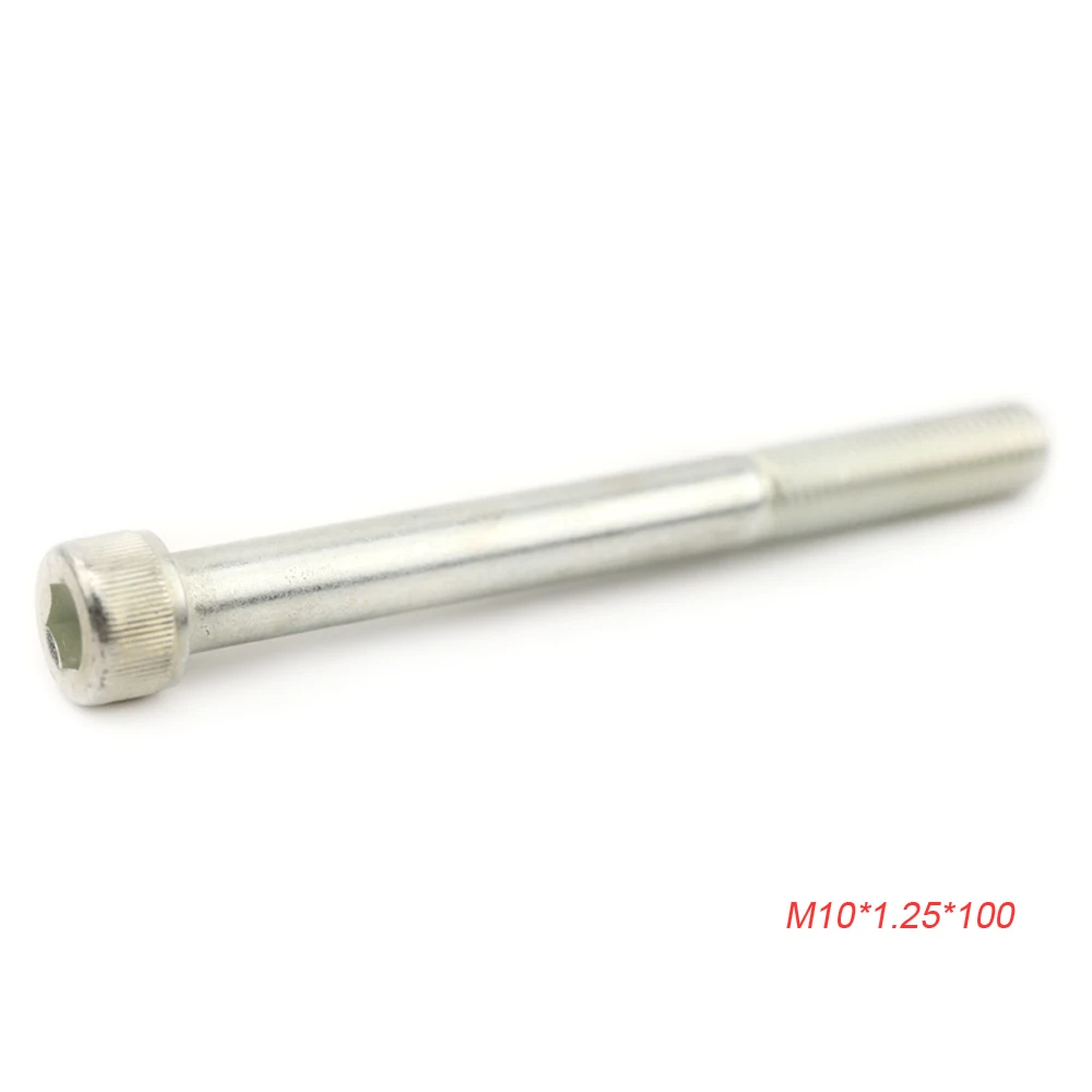 Шестигранная крышка болт с головкой M10 * 1 25 100 110 120 130 140 150 мм 12 9 # стальные