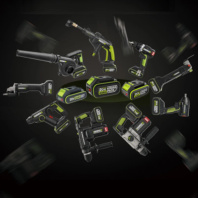 Оригинальный литий-ионный аккумулятор WORX Green 20 в 2/4/5 Ач подходит для всех товаров